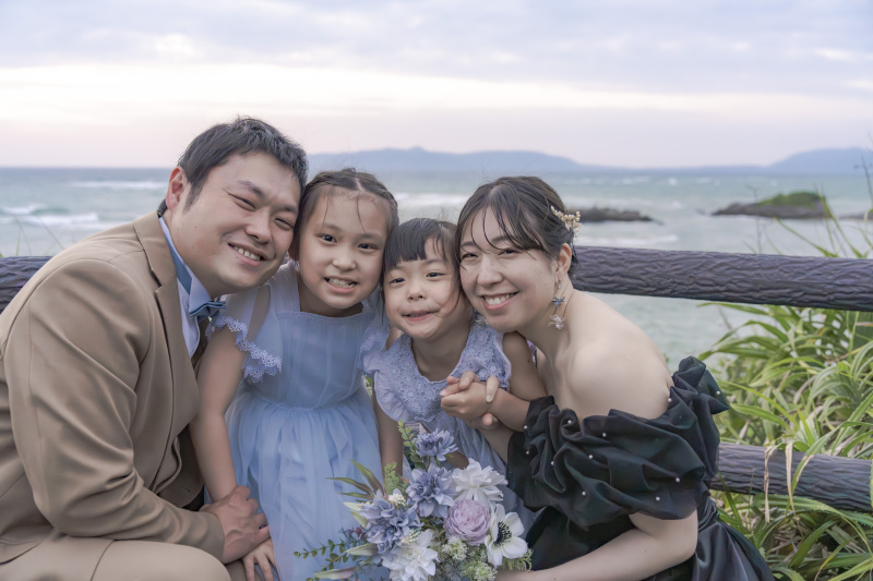 お子さまと一緒でも追加料金なしのフォトウエディング！