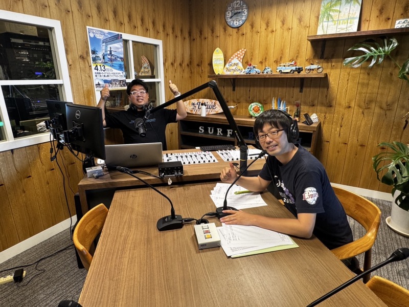 BlueSoda代表の小倉智之は石垣島でラジオパーソナリティをしています。