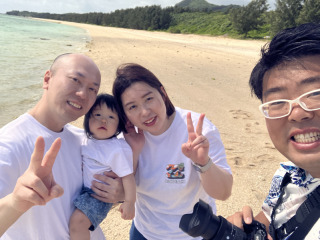 おかえりフォト！石垣島に帰って来てくれてありがとう！ファミリーフォトも。