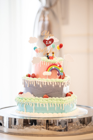 フォトウェディング×ケーキカットセレモニー