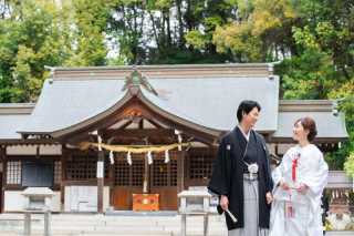 自然いっぱいの神社ロケ♪