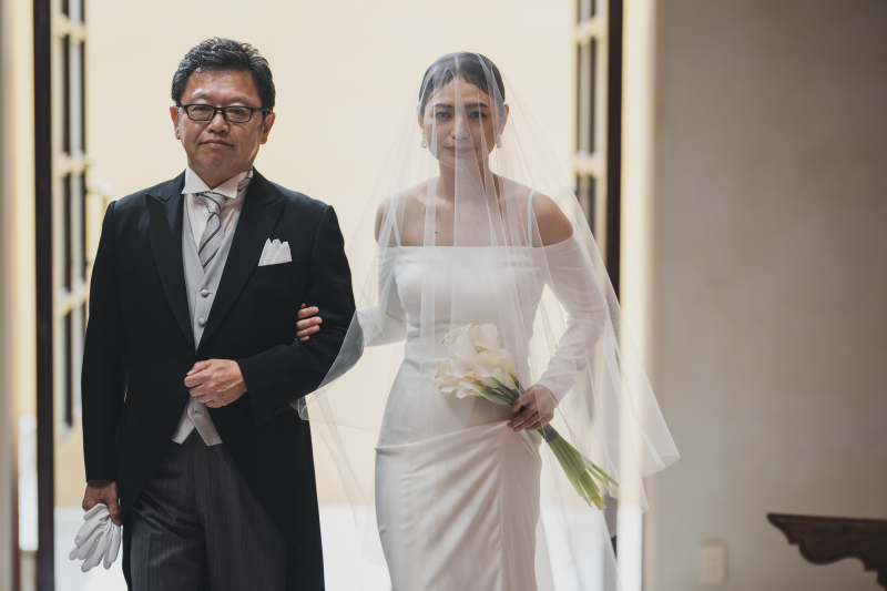 厳かな、でも温かい挙式が叶います