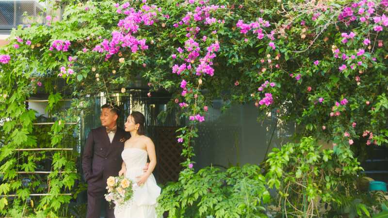 結婚報告用のお写真に!入籍前に記念の一枚を