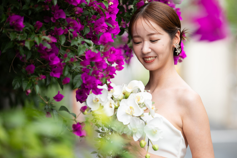 ウェディングにお花は必須！ぜひ、フォトウェディングでも生花のブーケで彩りを