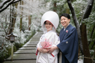 美しい「雪景色×和装」冬のロケーションプラン掲載中♪