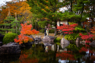 出張費無料でいいの!?大満足のスタジオから数分の画になる紅葉スポット!!