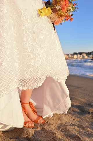 ブーケとシューズの組み合わせもとても素敵でした！