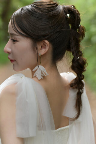 せっかくのヘアスタイルも撮影させて頂いてます！