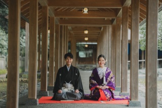 秋冬に大人気の和装フォト