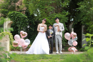 バルーンでフォトウエディング♪