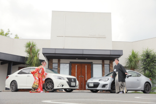 お車でフォトウエディング