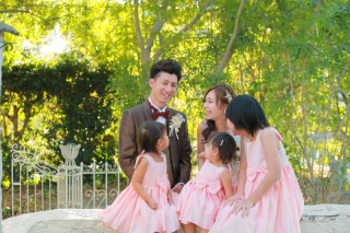 お子様と一緒にフォトウエディング♡