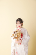 黄色の背景で可愛く♡