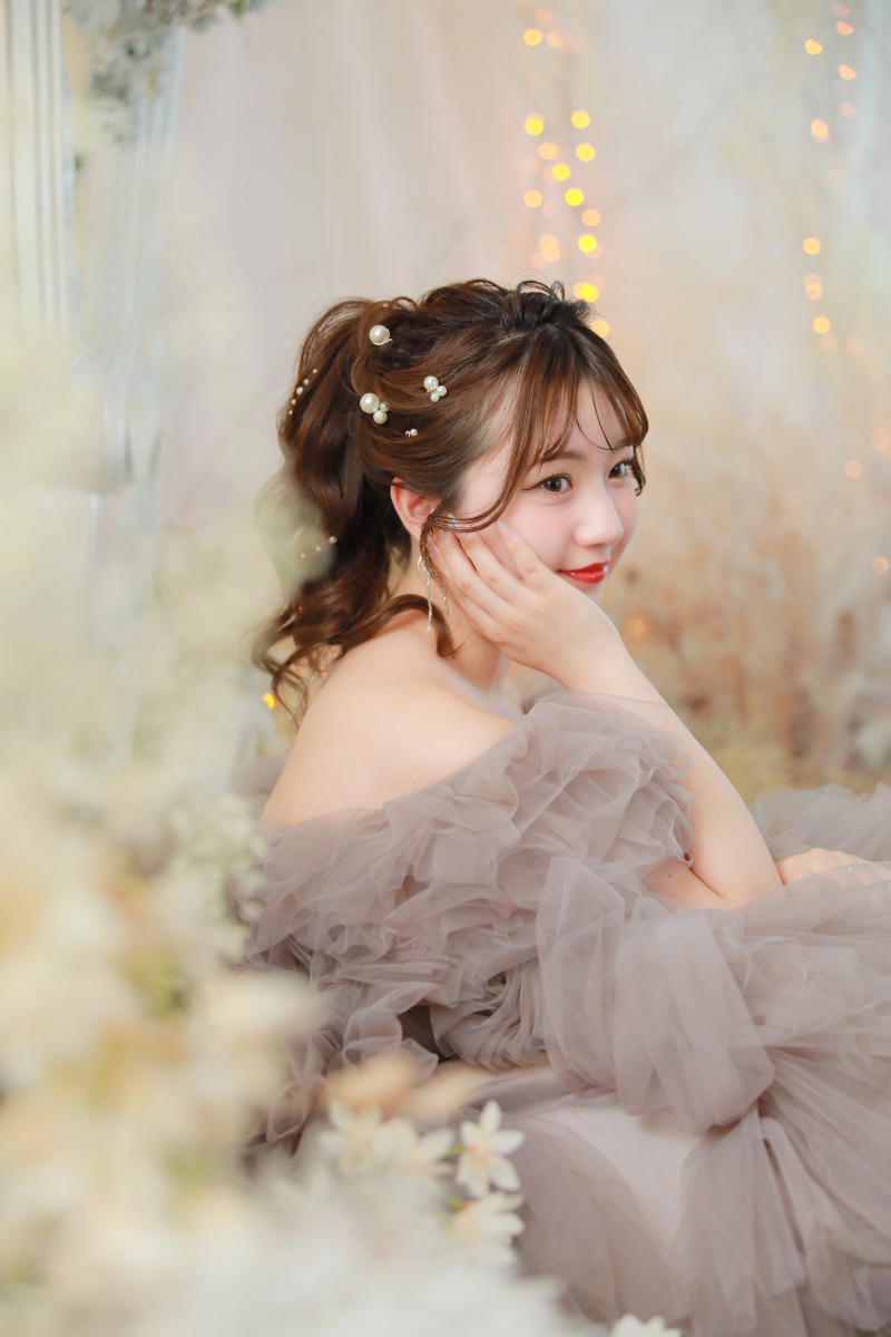 モカチュールドレスで♡