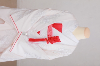 白無垢×赤スタイル