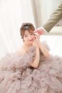 モカ色のカラードレス♡