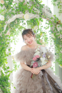 ブーケを持って♡