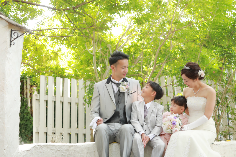 お子様とも記念のお写真を…