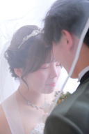 ベールで撮影♪