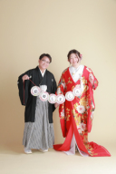 手作りのガーランドで♡