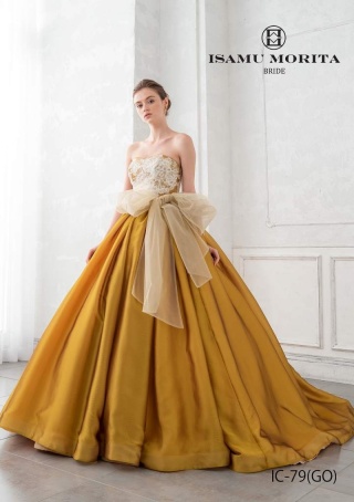 カラードレスｰイエローゴールド