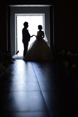 シルエット撮影