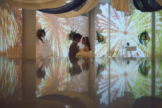 \ プロジェクションマッピング × 花火 /