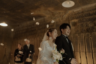 ベールを使ったショット*