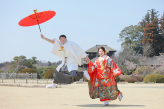 偕楽園ロケは飛ぶぞっ!!!(笑)