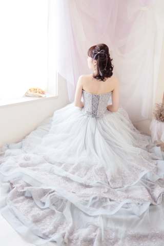 新セットと自然光とご新婦様♡