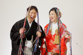 和装とクラッカーで祝っちゃお♪