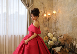 ブランドドレスでのスタジオフォト♪