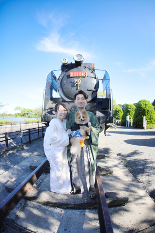 2人の思い出の場所で大切な家族と・・・♡