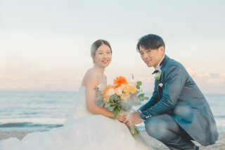 海で叶えるフォトウェディング！