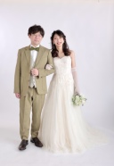 カーキタキシード✖️ドレス