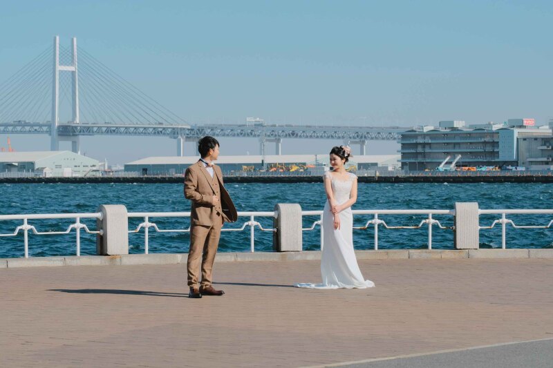 横浜で最もポピュラーなスポットでの撮影~山下公園~