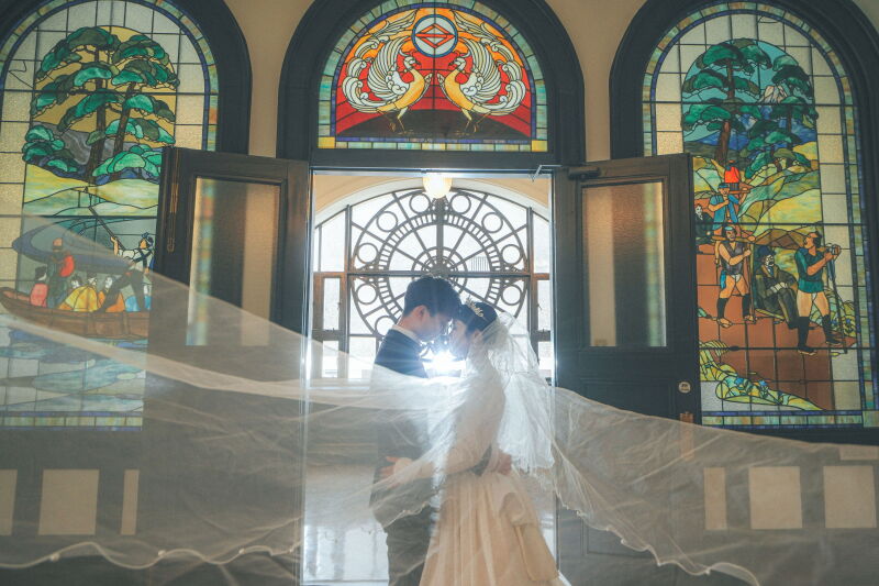 雨でも安心のロケーション撮影～開港記念会館～