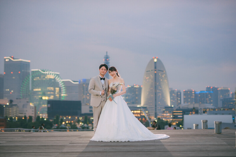 お二人の思い出と一緒に～大さん橋～