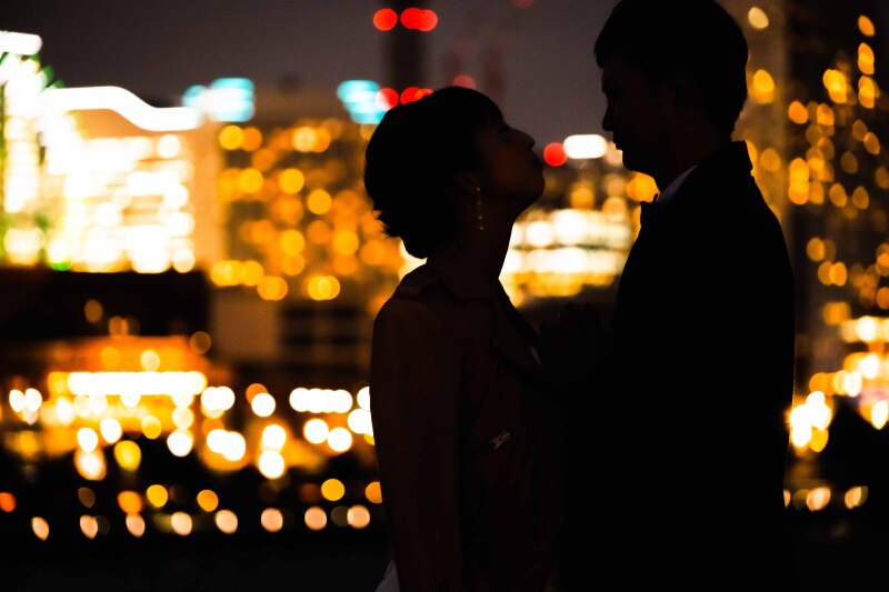 ロマンティックな夜景と一緒に ~大さん橋~