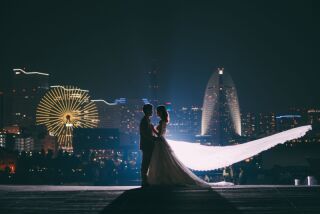 【横浜/大さん橋夜景編】ロマンチックな時間が流れる特別な一枚を