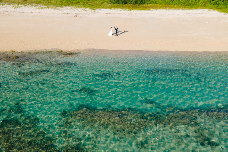 沖縄の美しい自然と撮る＼大迫力のドローン撮影／