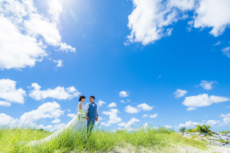 広大なロケーションを生かした＼絶景引きショット／
