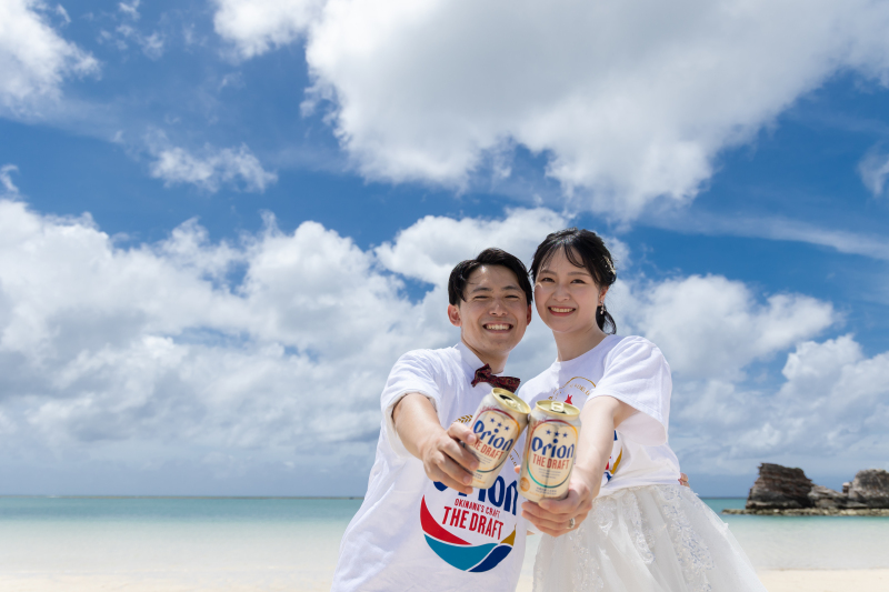お揃いTシャツで沖縄らしさ全開に!