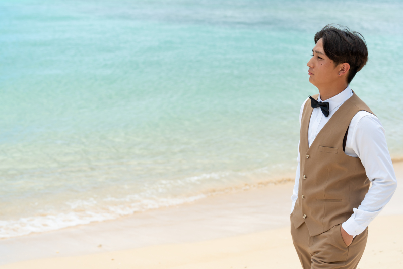 【オプション紹介】新郎様ヘアセット