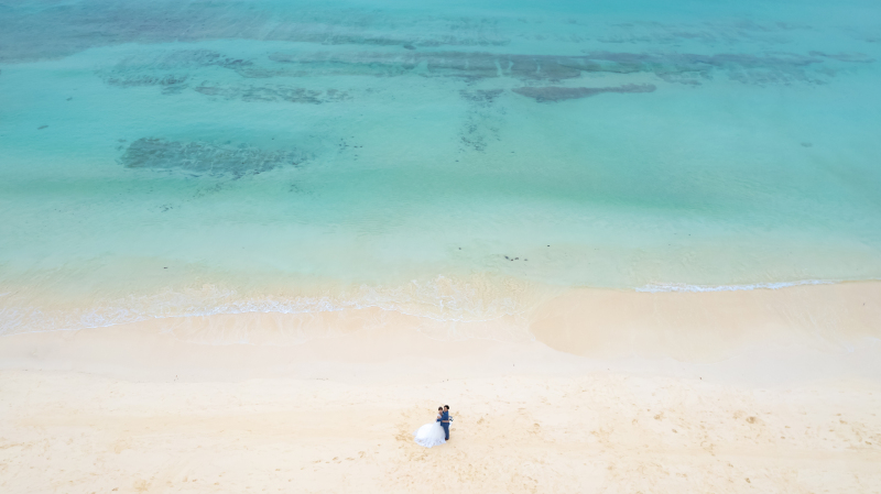 沖縄の美しい自然と撮る＼大迫力のドローン撮影／