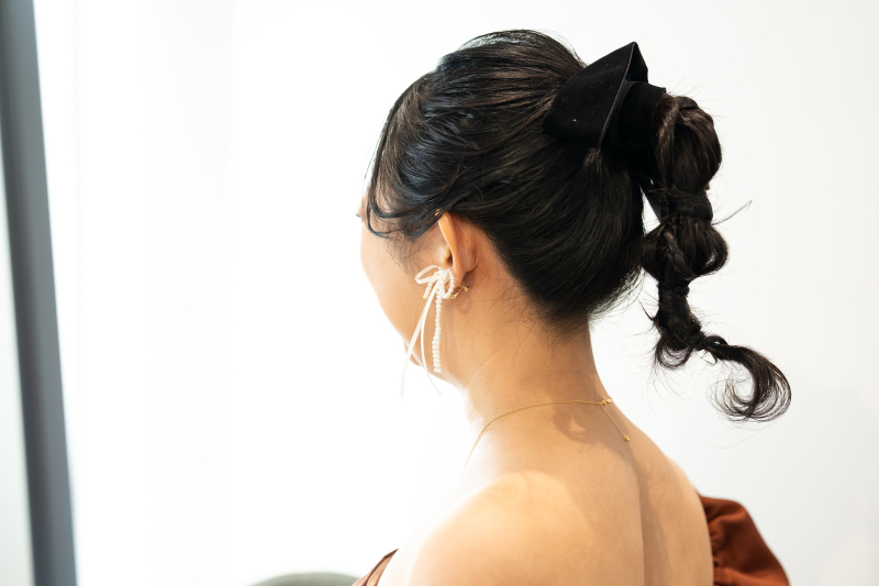 新婦様ヘアセット集