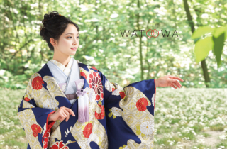 神秘的…上品な藍色打掛₊˚. ₊˚.