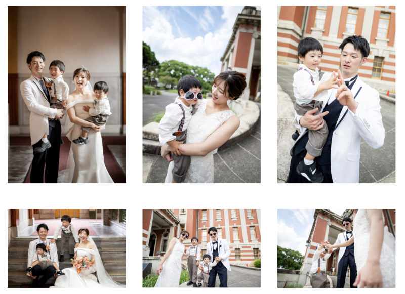 【市政資料館】で残す家族のウェディングフォト♪