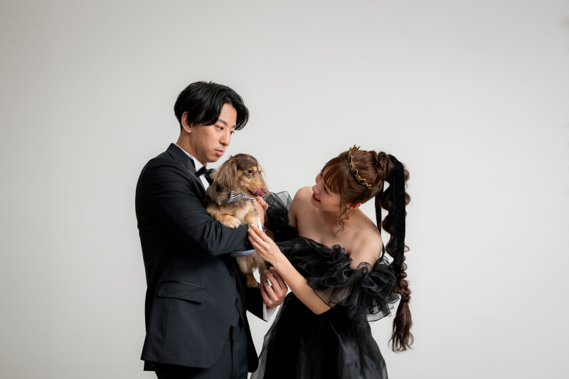 ウェディングフォトで叶えるペットと幸せウェディングフォト♪