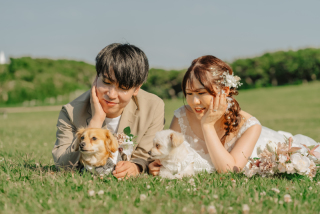 ワンちゃんとの撮影も大歓迎◎